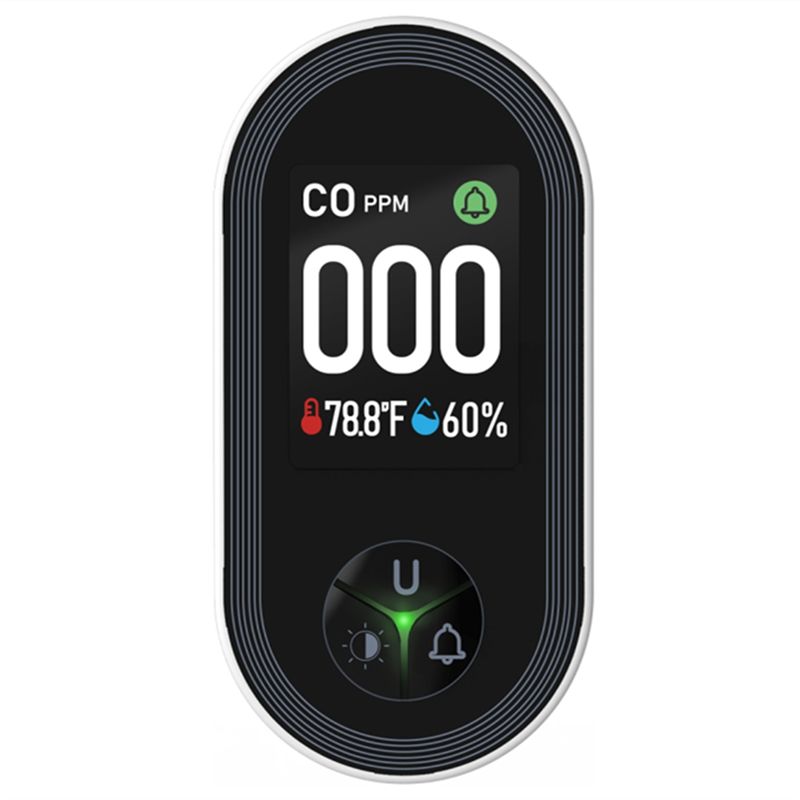 Co Detector Plug - Monitor de CO Integrado con Alarma