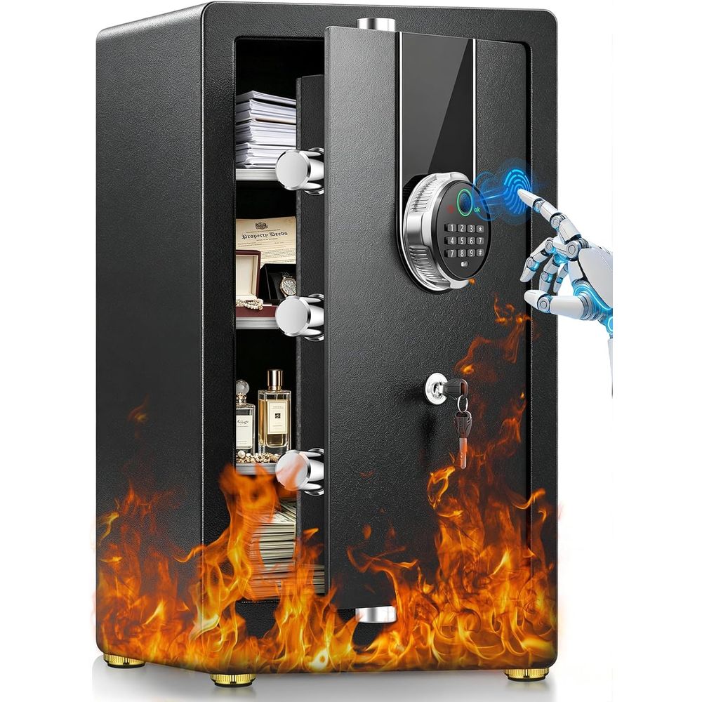 Fire Safe Document - Caja Fuerte Biométrica Grande con 35