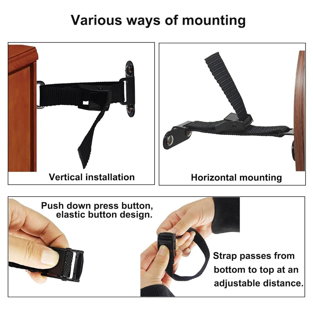 Earthquake Anchor Strap - Anclajes para Muebles a Prueba de