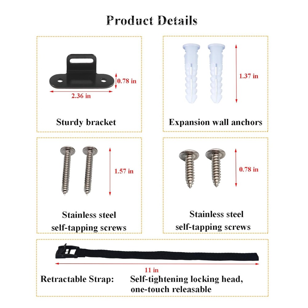 Anclajes para Muebles a Prueba - Earthquake Anchor Strap reseña y precio