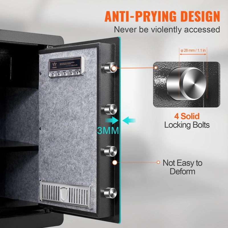 SucceBuy Caja fuerte eléctrica - Fire Safe Document reseña y precio