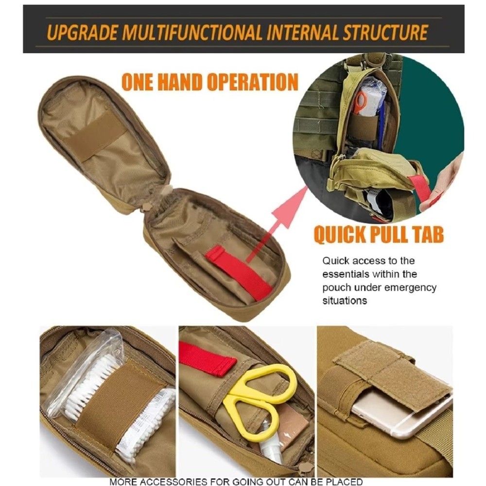 Botiquín de Primeros Auxilios  - First Aid Bag Kit reseña y precio