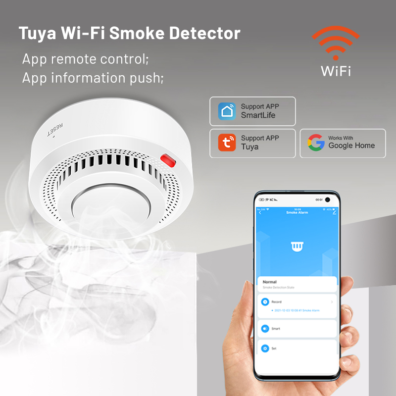 Paquete de 2 Detectores de Hum - Smoke Detector Interconnected reseña y precio