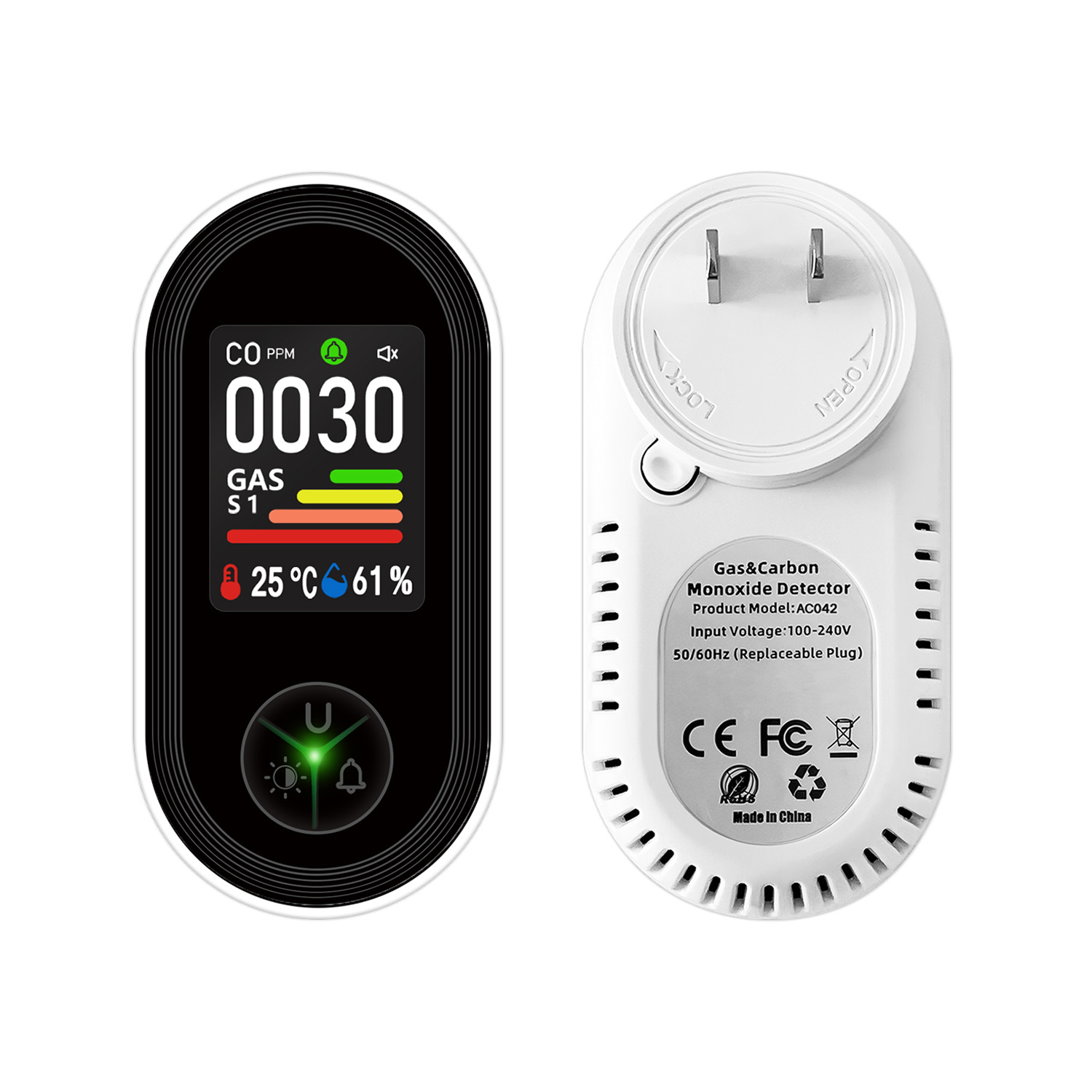 Detector de Gases Combustibles - Co Detector Plug reseña y precio