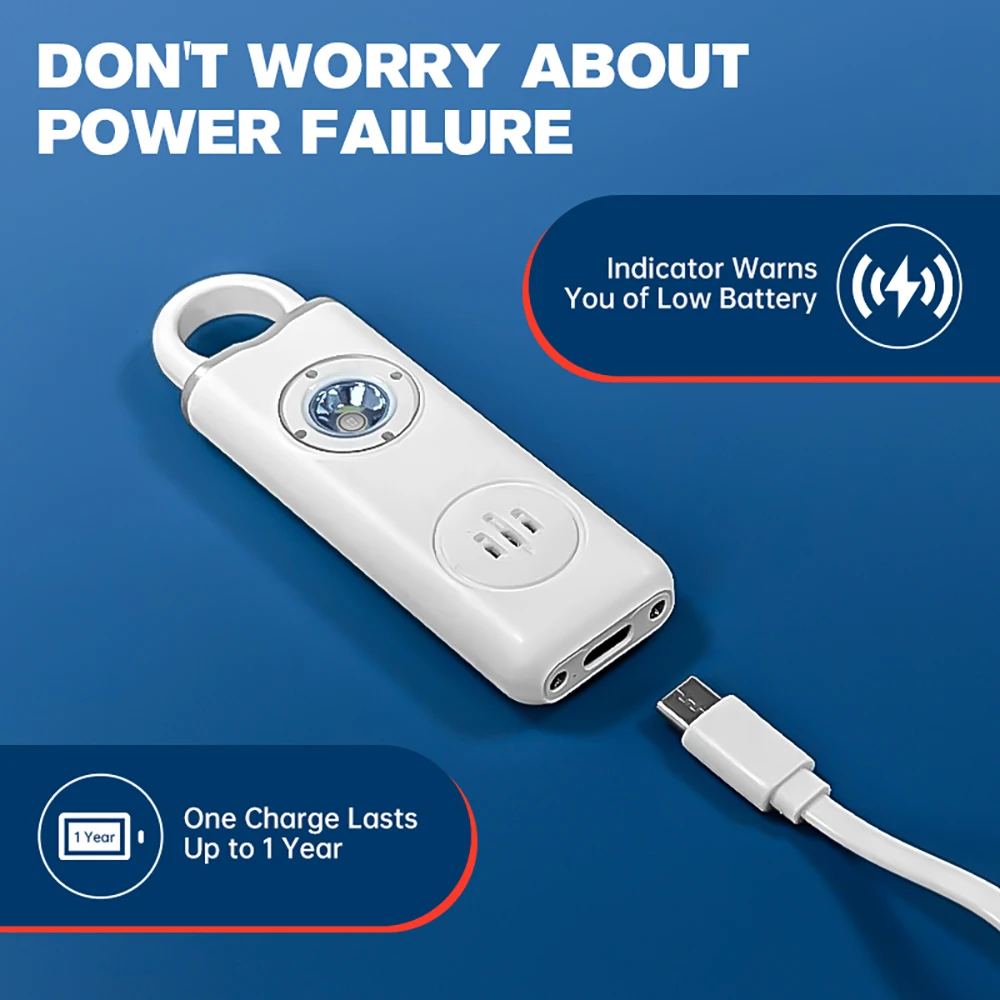 Alarma Personal Recargable de  - Personal Alarm Keychain reseña y precio
