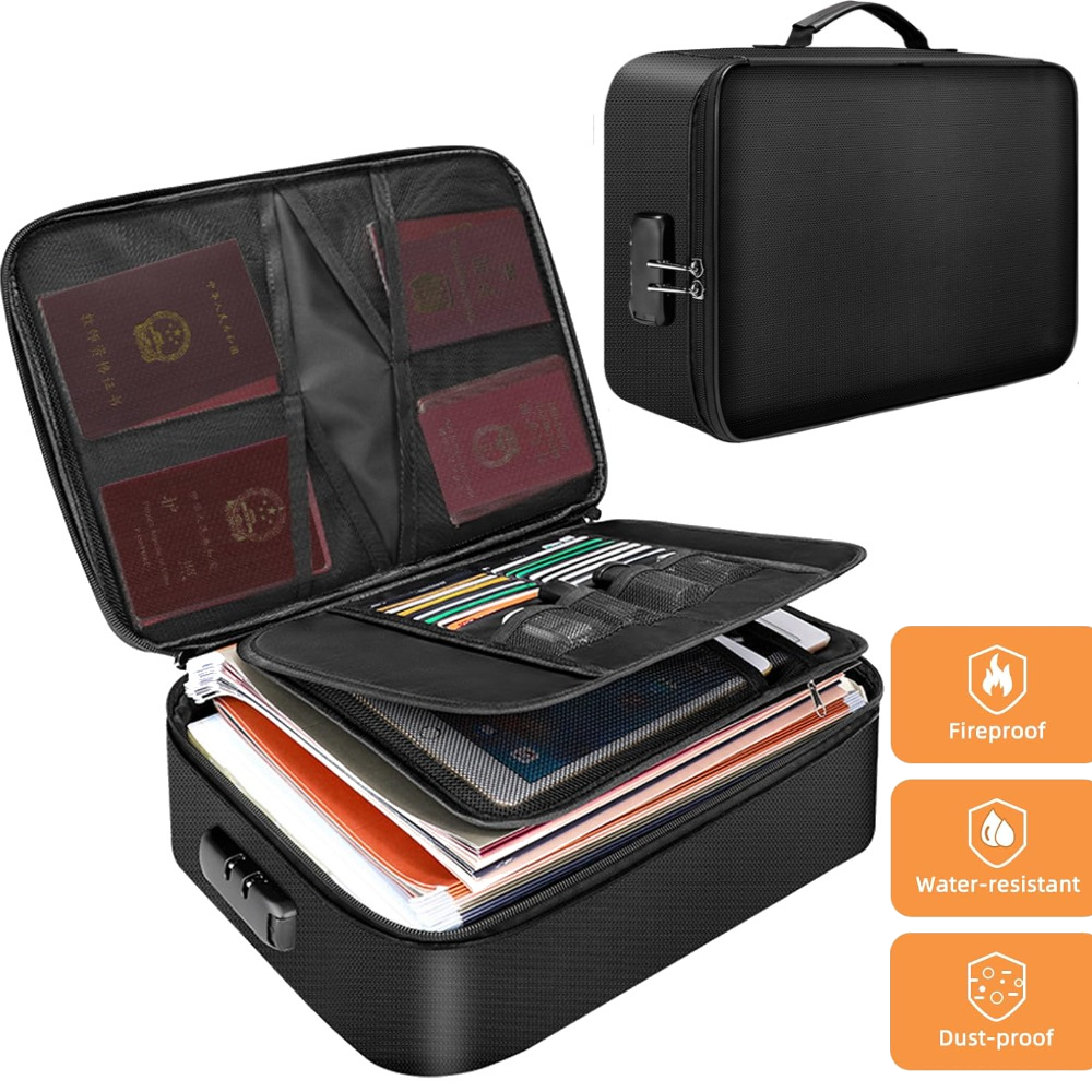 Caja de documentos ignífuga, r - Fire Safe Document reseña y precio